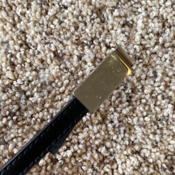 Express Black and Silver Skinny Belt M/L - Picture 9 of 9